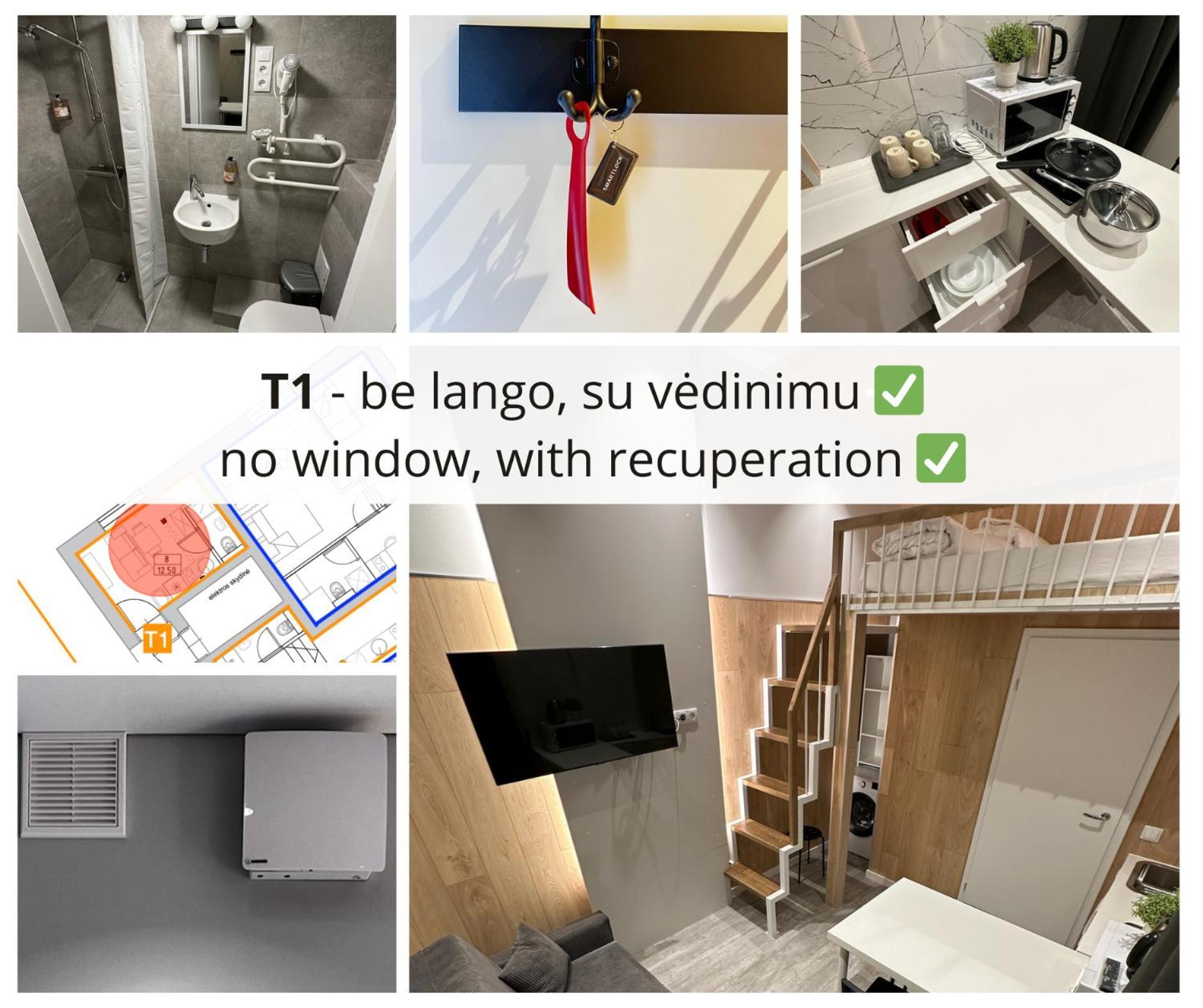Tilzes Studio Apartaments, Self Check-In, Free Parking, Comfort Клайпеда Номер фото